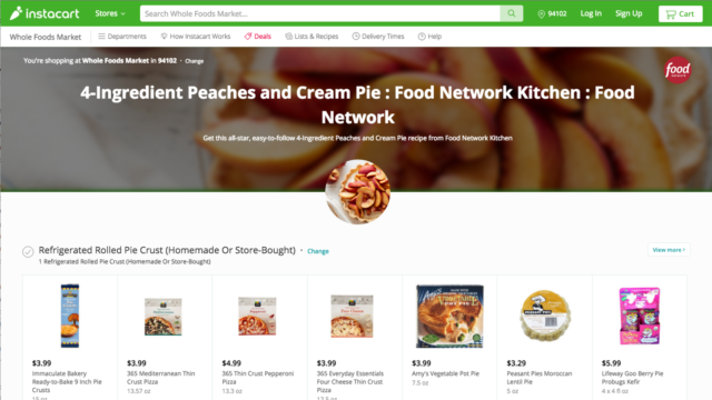 Food Network & Instacart Launch Meal Kit Delivery